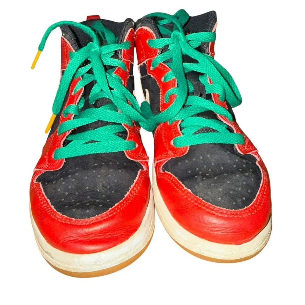 Nike Air Jordan‎ 1 Retro Holiday Christmas Kids 2Y Pre-Owned DQ8419-006 Shoes